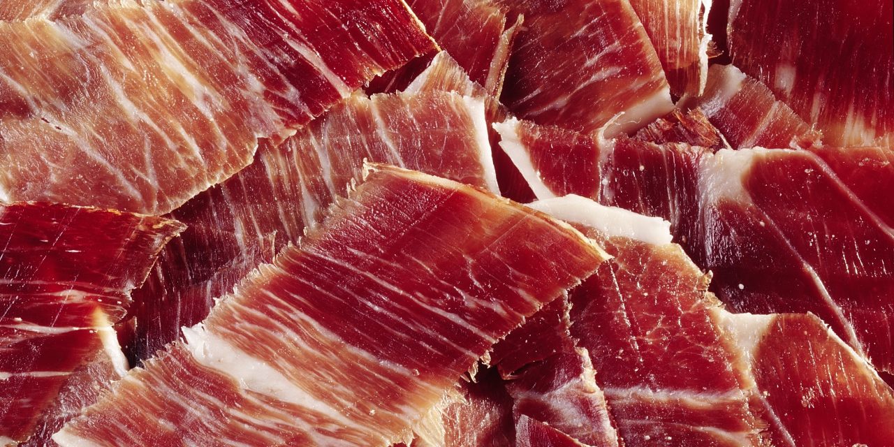 Iberische ham, altijd met zijn spek