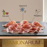 Iberische ham van met eikels gevoerde varkens: gezondheid in elke plak.