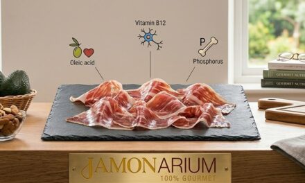 Iberische ham van met eikels gevoerde varkens: gezondheid in elke plak.